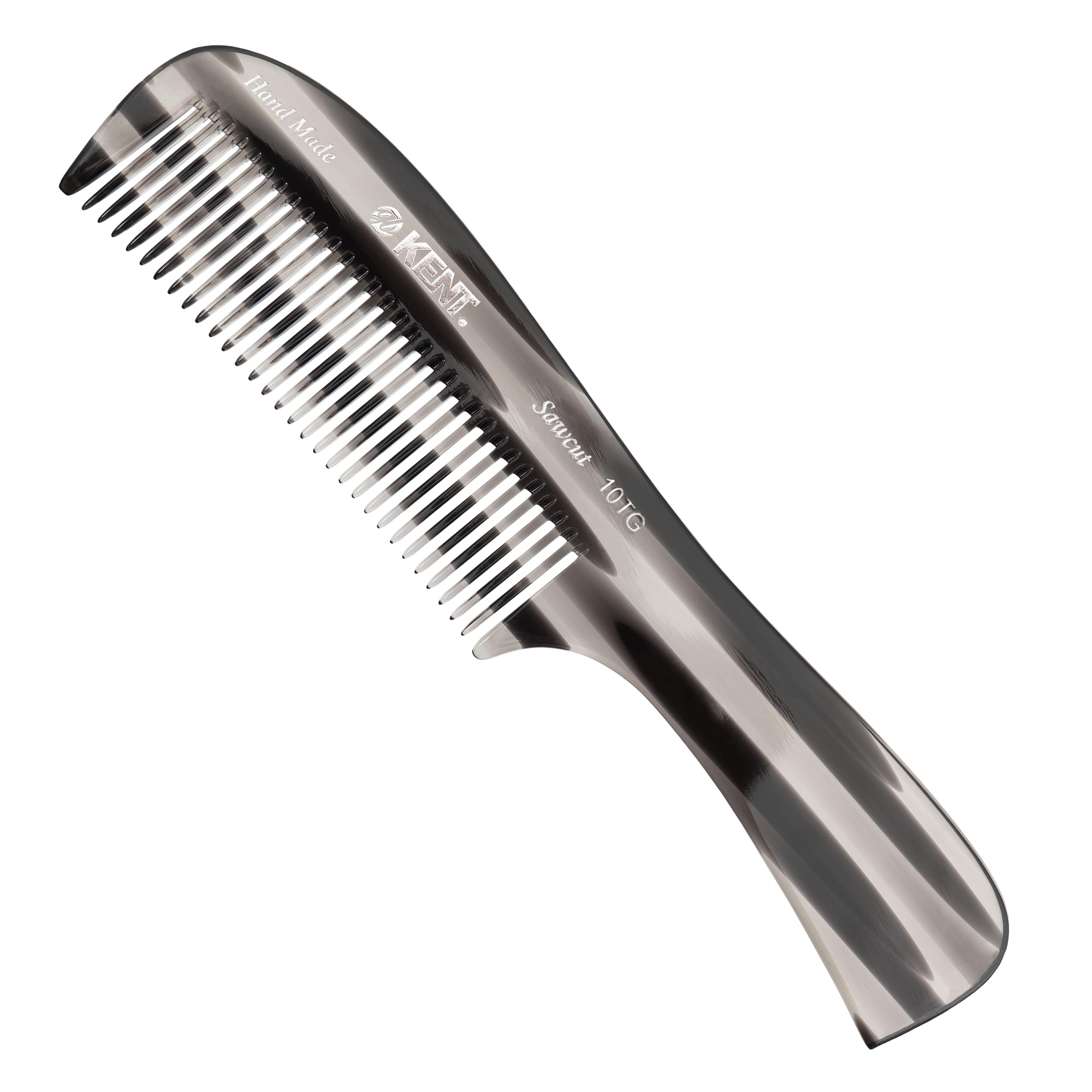 

Handmade Lake Hair Royal 10TG G.B.KENT Comb, Grey, Natural, Warrant,