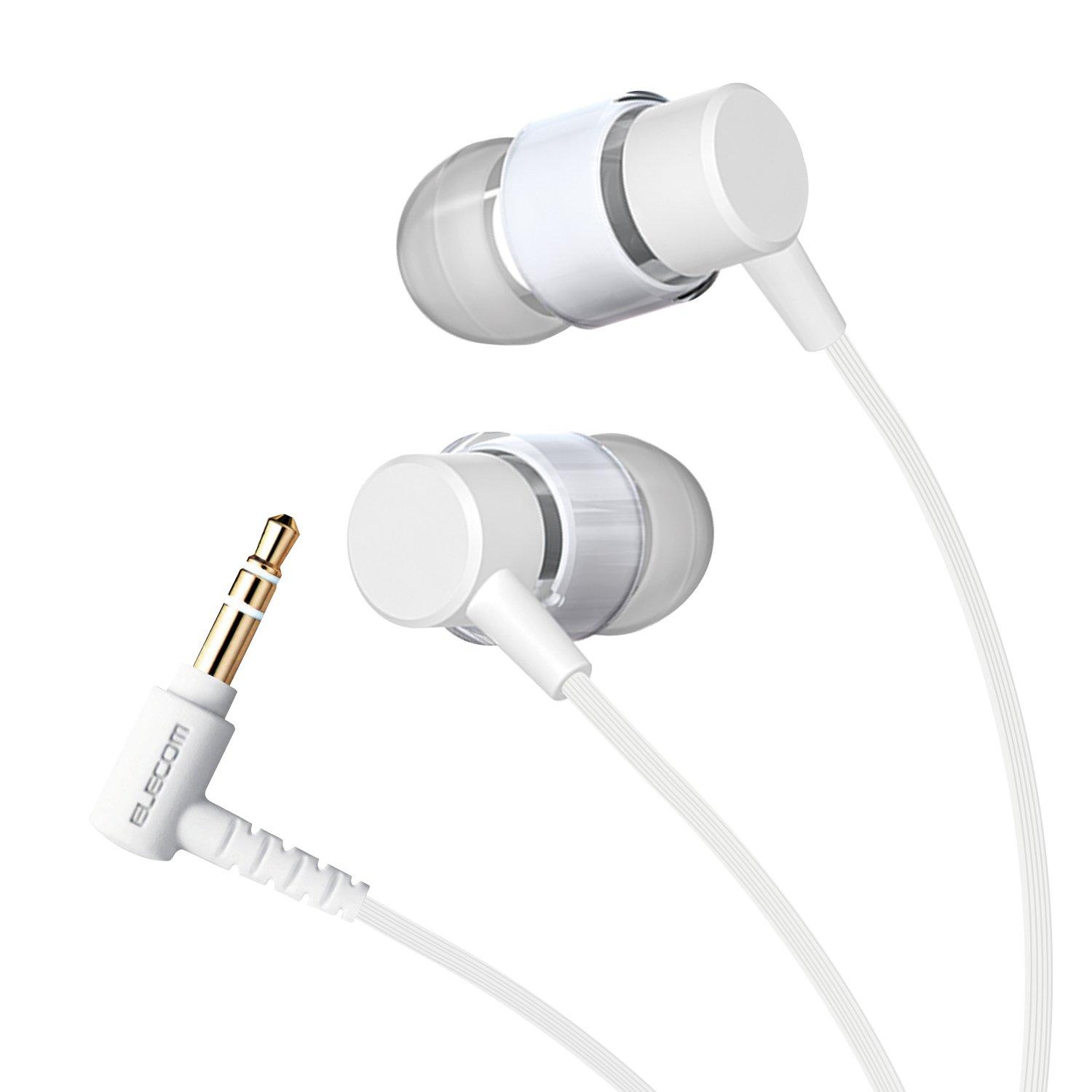

ELECOM Canal Earphones Equipped with Dynamic Driver White EHP-CS100AXWH [6 Month Manufacturer s Warranty]