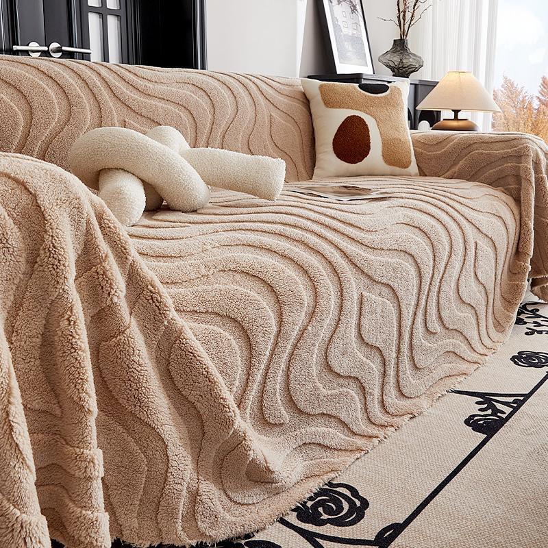 

Мягкий чехол для дивана, плед, мягкий защитный чехол для мебели, защищающий от домашних животных, для дивана, кушетки, кресла 180*200cm коричневый