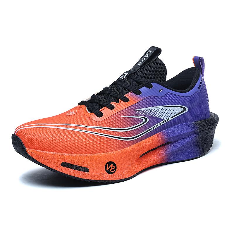 Sports breathable men's running shoes casual women's sports shoes racing professional rebound outdoor jogging couple marathon shoes