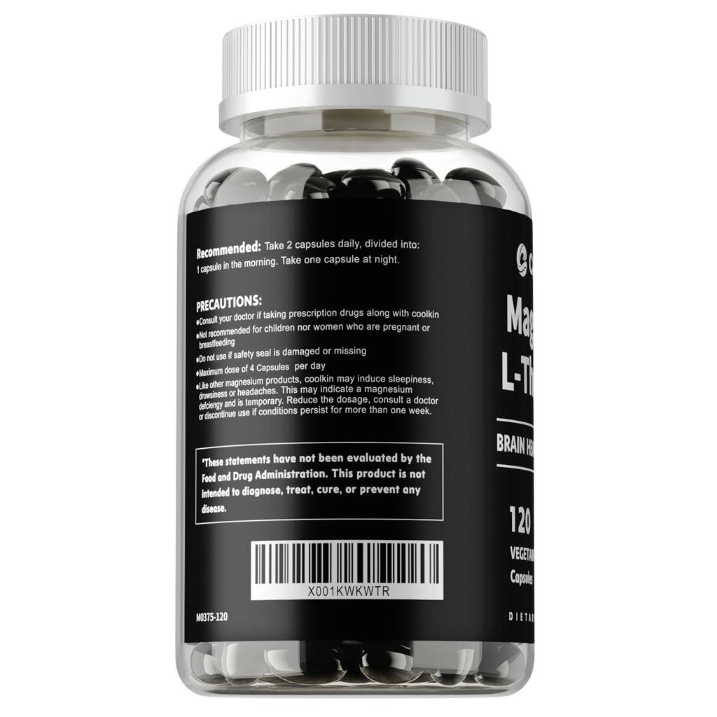 Magnesium L-Threonate 2000mg- High Absorption Brain & Nervous System Health