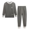 Autumn Winter Thermal Underwear Suit Girls Clothing Sets Boys Pajama Sets Baby No Trace Warm Sleepwear Solid Color Child Clothes