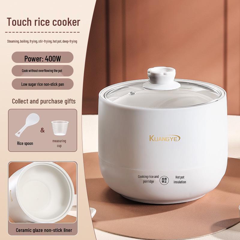 Mini Multifunctional Electric Rice Cooker and Hot Pot with Non-stick Pan Smart Touch Rice Cooker