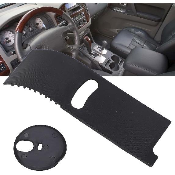 KIMISS Shifter Slider 2420A043 Gear Shift Lever Panel, for Mitsubishi Montero 2008-2015, Shift Lever Slider Cover Replacement, OEM Fit 2420A129