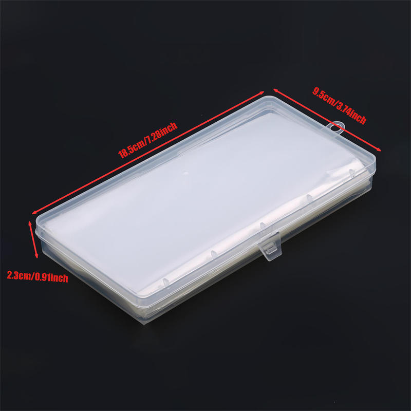 100Pcs Money Banknotes Protective Storage Bags with Box Transparent Coin Holders Album Folders