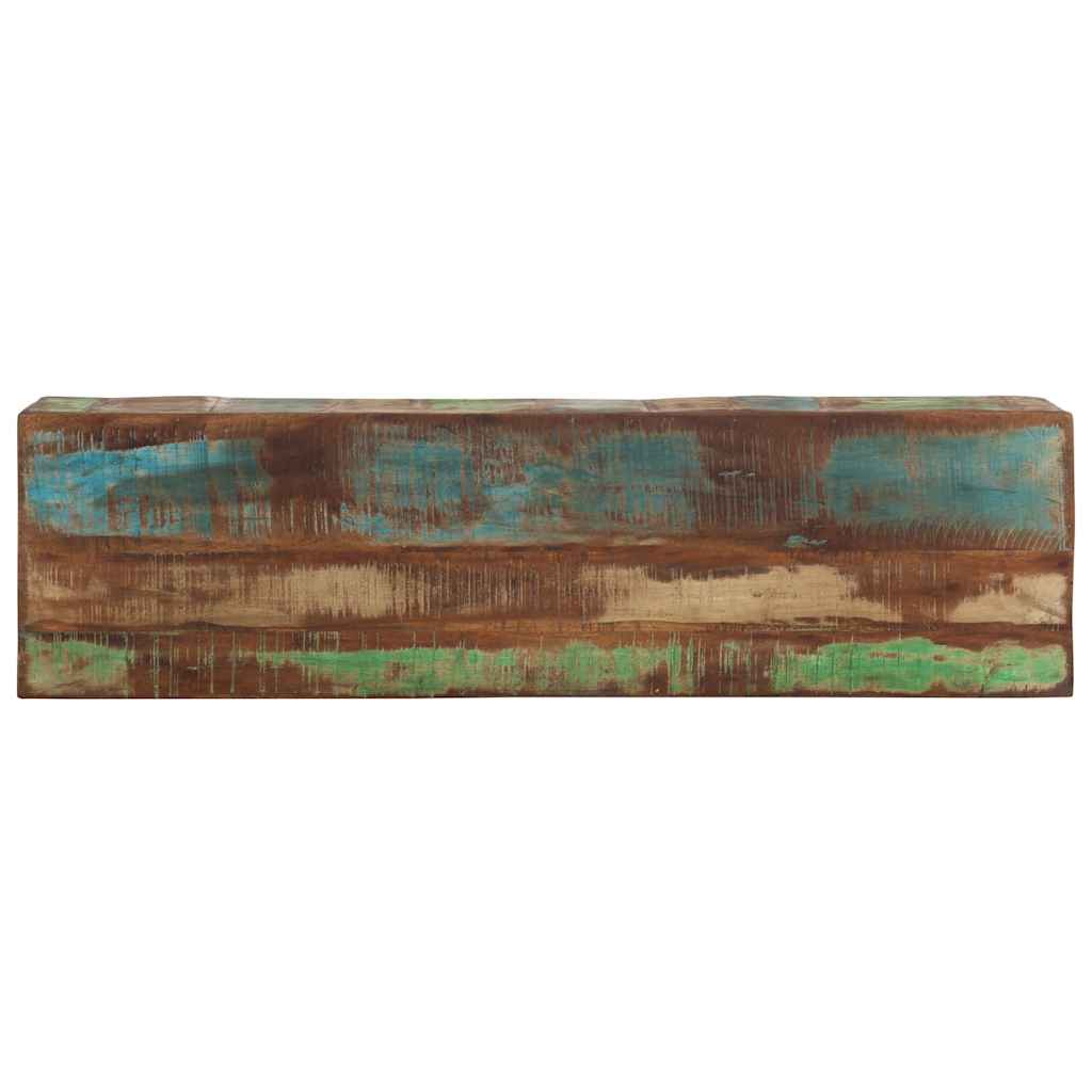 Console Table 110x30x75 cm Solid Reclaimed Wood and Iron