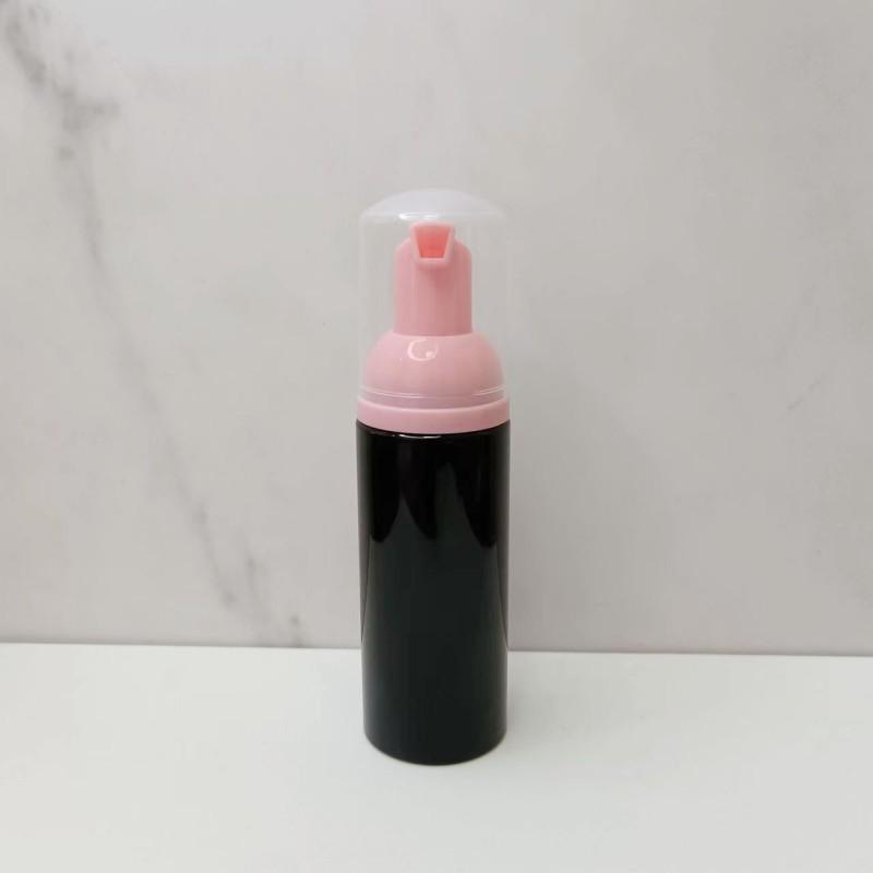30ml Black Press-Type PET Foaming Facial Cleanser & 60ml Mousse Dispensing Bottle