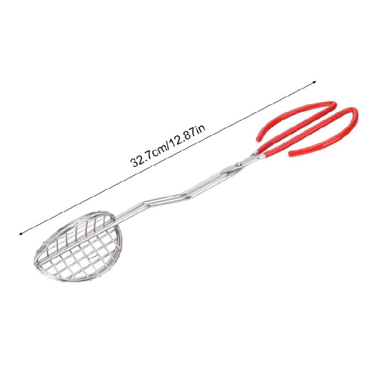 Tacos Shell Clamps With Long Handle Multipurpose Tacos Shell Forming Tongs with Plastic Handle Kitchen Accessory