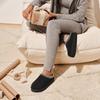 Fashion Crestar Women's Memory Foam Fuzzy Slippers New Genuine Suede Fluffy Slippers Women Men Cozy Warm House Shoes Indoor and Outdoor