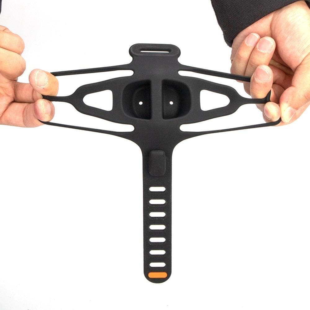 Silicone Bicycle Phone Holder Flexible Handlebar Phone Holder Bike Phone Mount Scooter Commuting