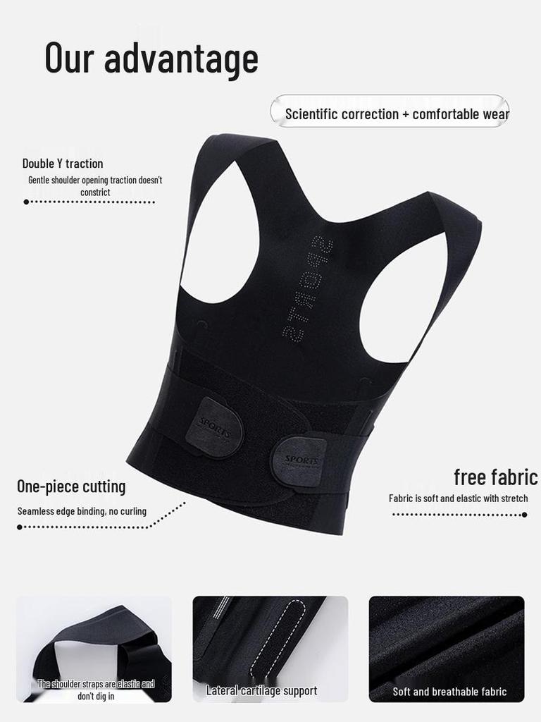 Unisex Rückenhaltungskorrektor für Erwachsene, Kinder & Jugendliche: Unsichtbarer Haltungsgürtel