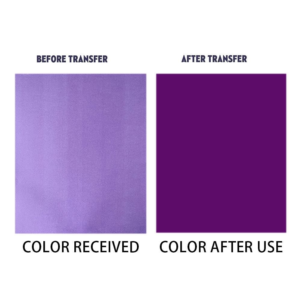

Неплавкие чернила для переноса виниловая пленка акварельная однотонная сублимационная бумага для вырезанных кружек термопресс для подставок под футболки своими руками 12in x 10in(30x25cm) фиолетовый