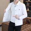 New light and thin ice silk jacket men's sunscreen clothing executive jacket business casual men's top
