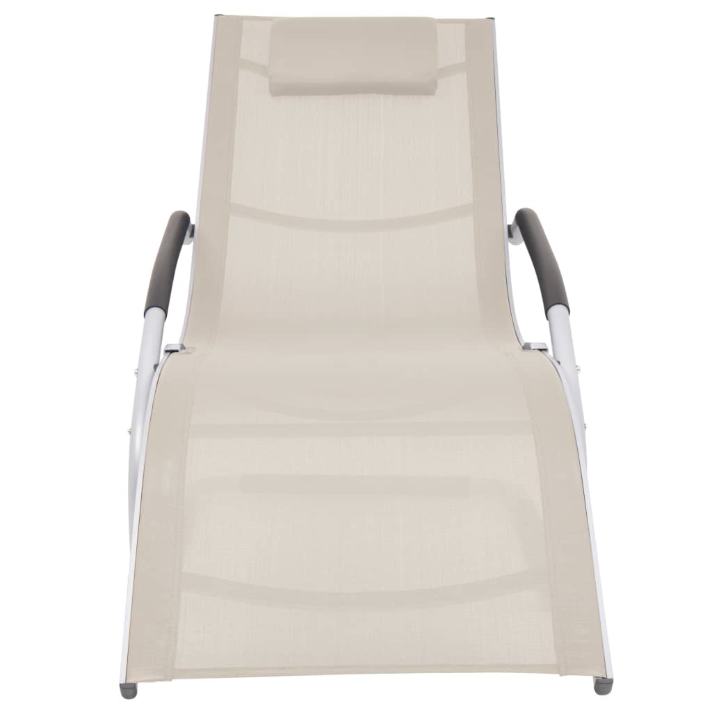 Elegant Modern EDEN Gray Lounger