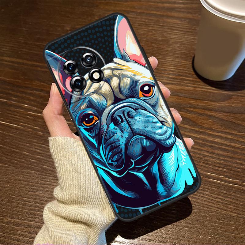 Englische Bulldogge Mops Für OnePlus 15 13 12 11 15R 13R 12R 8T 10T 13T Hülle Für OnePlus Nord 5 CE 2 3 4 Lite N20 N30