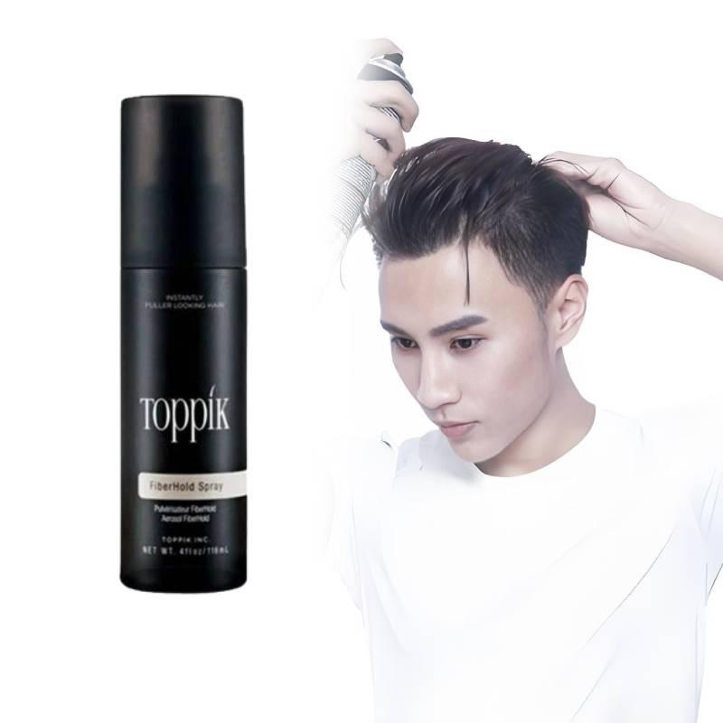 Toppik Hair Building Fibers For Men And Women Thickening Hairline And Concealing Bald Spots In Black Color