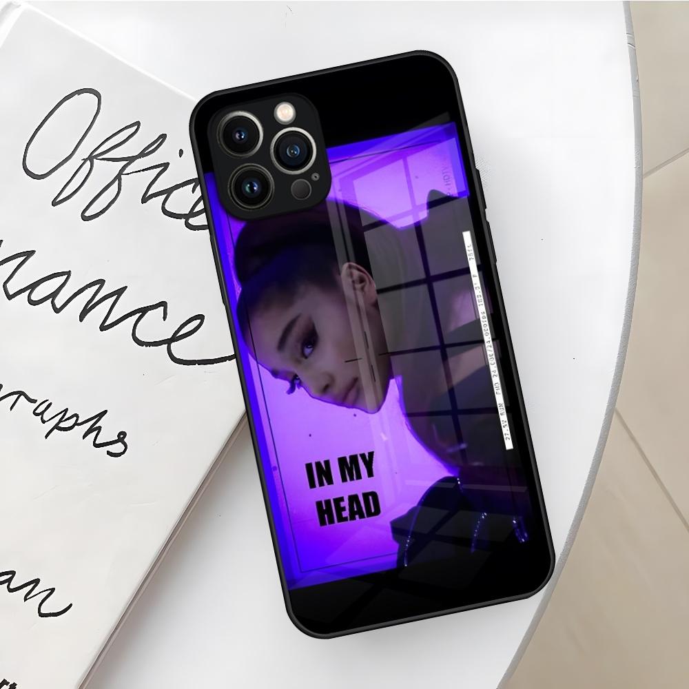 A-Ariana Grandes Phone Case for Iphone 17 16 Air 15 14 12 11 13 Pro Max Mini X Xr Xs Se Puls Glass Cover