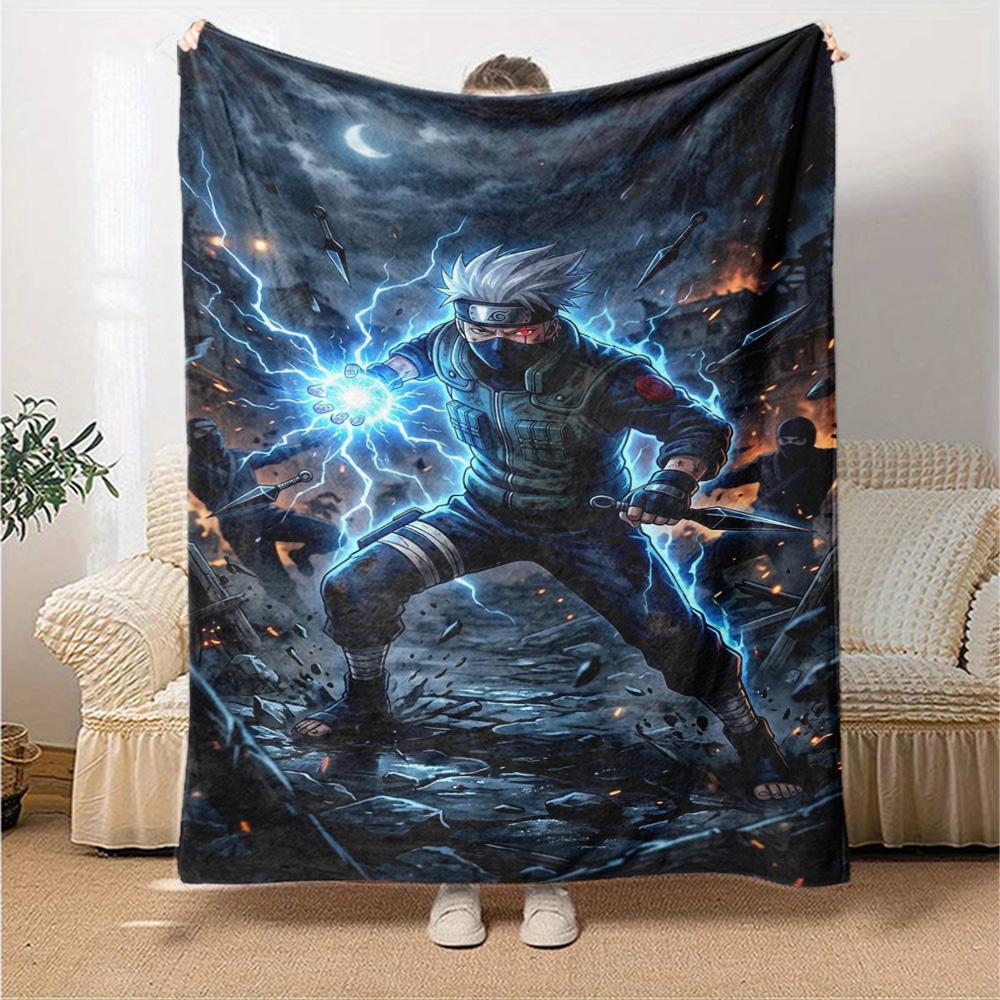 Naruto Blanket Durable Comfort Perfect for Office Office Chair Picnics Four Seasons Multipurpose Stylish Decor Ideal Gift For Birthday Valentine'S Day