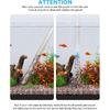 Aquarium Siphon Pump Gravel Cleaner, Fish Tank Vacuum Gravels Cleaning Kit, Manual Water Changer with Air Push Button, Aquariums Sand Clean Set, Hose