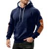 Men's Solid Color Sweatshirt Hoodie Men's Sports Large Size Casual Sweatshirt