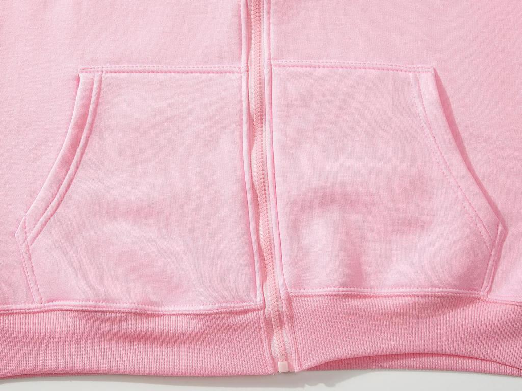 Felpa con zip stile europeo - Top sportivo unisex Autunno/Inverno, tinta unita