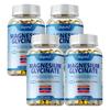 Hochreine Magnesiumglycin-Kapseln, 500 mg, Vitamin D3, Zinkkomplex-Formel, schützt die Knochen- und Gelenkgesundheit.
