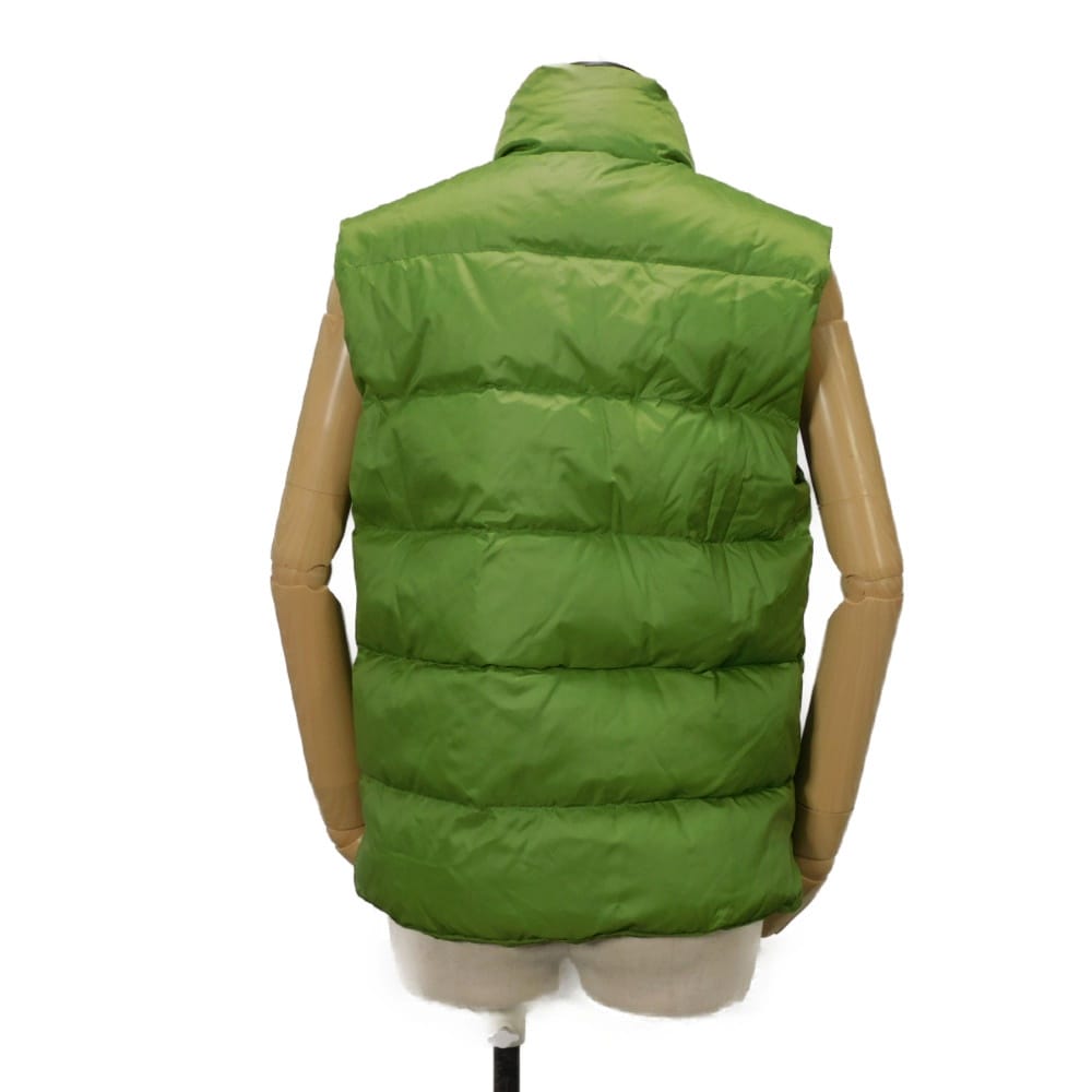 Used 12262 ZEED 43330 50 68959 7865 0 Logo Patch Gilet Button Zipper Pepper Japan Nylon Lat Green Men's from Japan