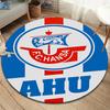 FC Hansa Rostock Rundt Områdeteppe, Teppe for Stue Soverom Sofa Lekerom Dekorasjon, Sklisikkert Gulvteppe