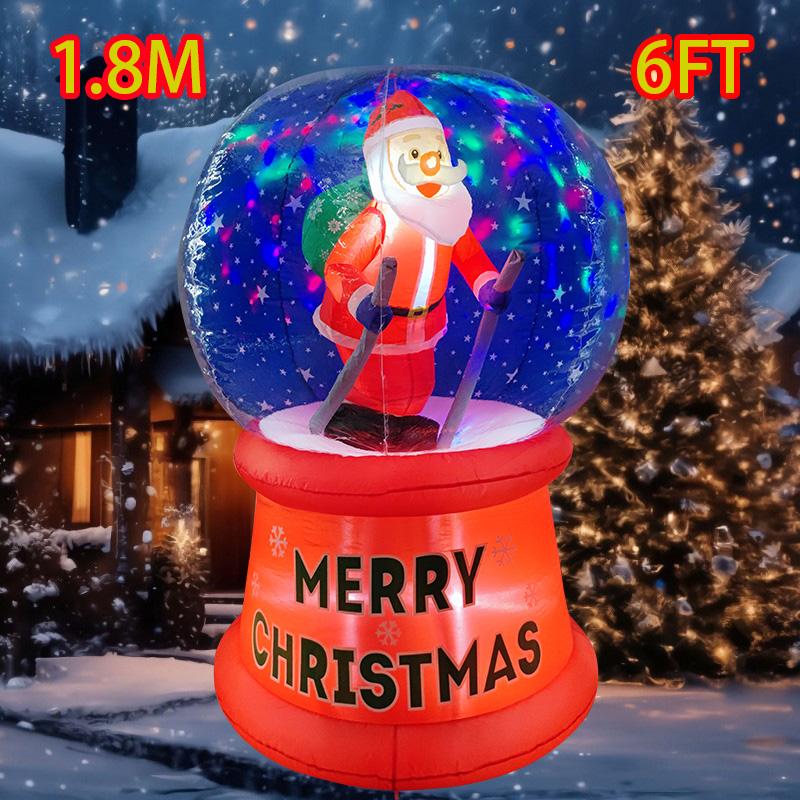 Inflatable Toys Christmas Decorations Built-in LED Lights Model Party New Year Xmas Outdoor Garden Props Holiday Decor Ornaments