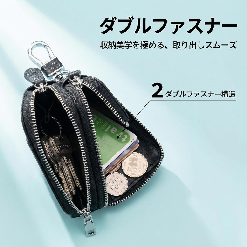Key Case for Men and Smart Key Air Tag with Card Car Key Integrated Coin Multifunctional [ZBLXYXGS] Women, Compatible, Case, Holder, Leather,