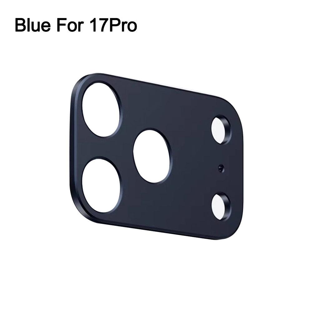 Aluminum Metal Lens Protector Full Cover Orange Camera Lens Cover Anti Scratch HD for iPhone 17Pro/17 Pro Max