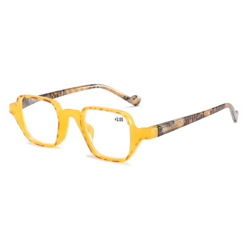 Stylish High-Definition Square Frame Reading Glasses for Seniors - Unisex European & American Design