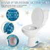 Toilet Bolt Caps Decor Blue Sea Turtles Toilet Bolt Screw Covers Ceramic Bathroom Decor Fun Gadgets Bathroom Replacement Parts