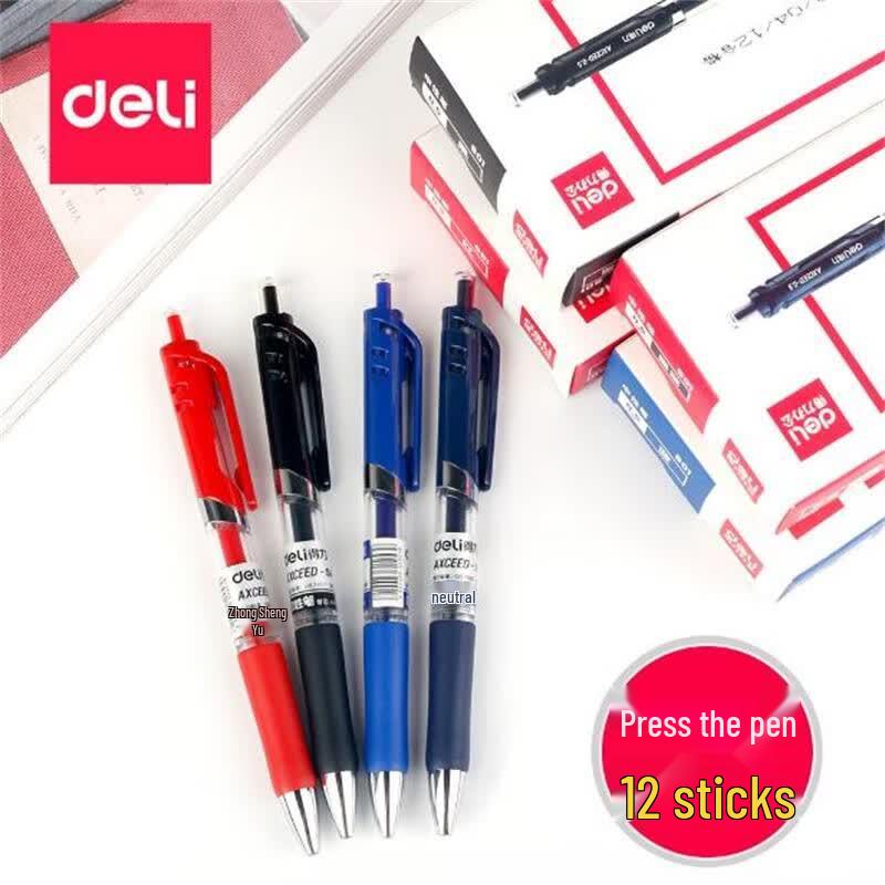 Deli S01 Retractable Gel Pen
