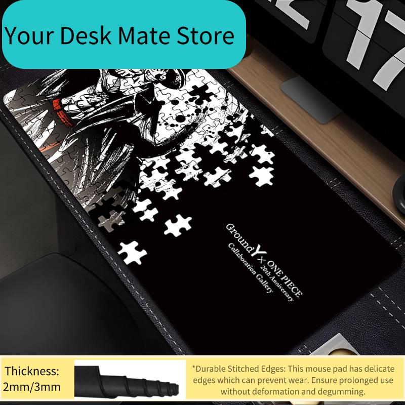 Gaming Mouse Pad 90x40cm one piece luffy Large Computer Mousepad Desk Mat XXL Anime Carpet Keyboard Gamer Accessories Table Pad