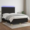 VidaXL Slat Bed Base with Mattress and LED, Upholstered Bed, Double Bed, Adult Bed for Interior Bedroom, 3135591