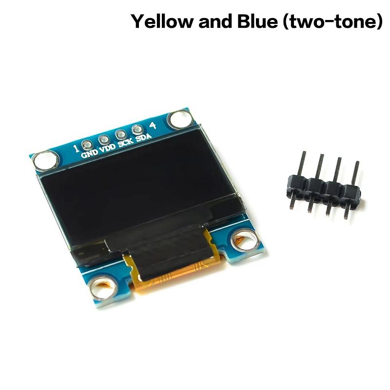 0.96 Inch Oled Display Module I2C Iic Serial White Screen 128X64 Ssd1306 Driver Board Compatible With Esp32 Stm32