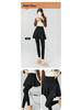 Shark Women's High-Waist Slimming Skirt Pants - Autumn Yoga Style with Hip Lifting Effect