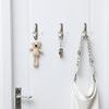 Vintage Clothes Hangers Zinc Alloy Wall Hook Cloth Coat Hat Hanging Hooks Bathroom Robe Hangers Kitchen Hook Racks With Screws