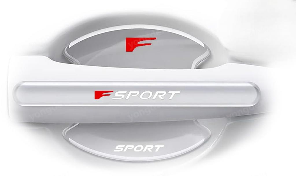 Lexus Fsport Car Door Handle Protector, Transparent Type, Compatible with Lexus Fsport RX LX