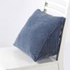 Office Corduroy Cushion Pillow With Removable Cover For Lumbar Support And Car Seat Comfort