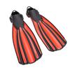1 Pair Diving Fins TPR Adjustable Long Professional Diving Flippers for Scuba Diving Swimming Surfing Red S