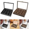 12 Slots Watches Carry Case Lightweight for Father's Day Birthday Gift