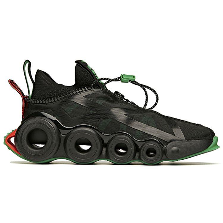 ANTA Energy Ring Black Green Red Mens Running Shoes 112048868A-5