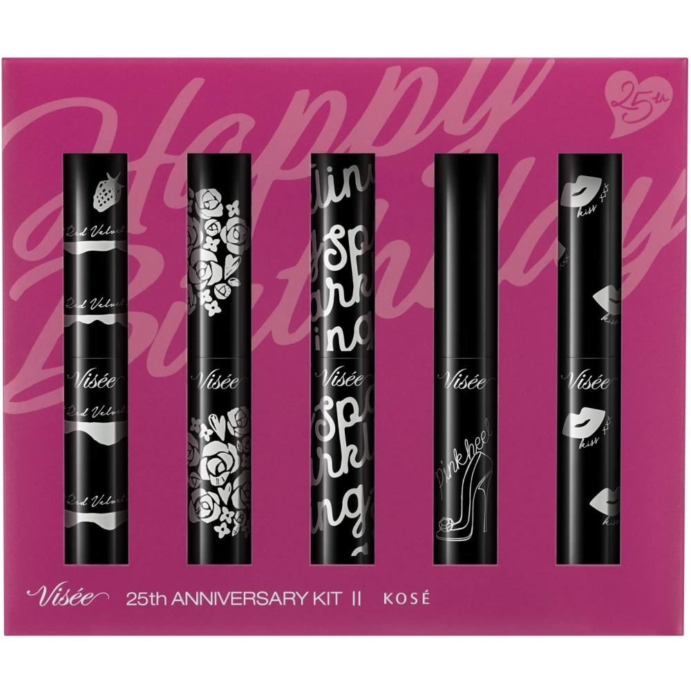 

Visee Vissee Richet 25th Anniversary Kit Ii Набор розовых помад 3,5 г X 5