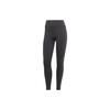 adidas Solid Color Slim Fit Reflective Stripe Sports Pants Women Bottoms Black HS5440