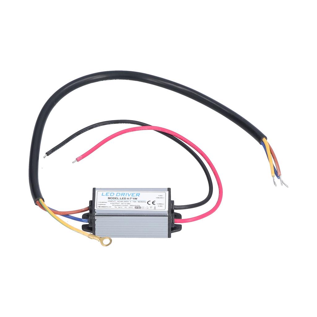 LED Driver AC 95?265V To DC 12?26V 300mA Power Supply Lighting Transformer IP65 Protection