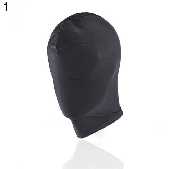 1/2/3 Hole Men Women Adult Spandex Balaclava Open Mouth Hood Face Eye Head Mask Costume Slave Game Role Play Party Adulto SM Toy