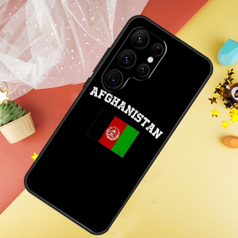 Afghan Afghanistan Flag Banner Phone Case For Samsung Galaxy S25 S26 Ultra S21 S20 S22 S23 Ultra S10 Plus S24 FE Cover Coque