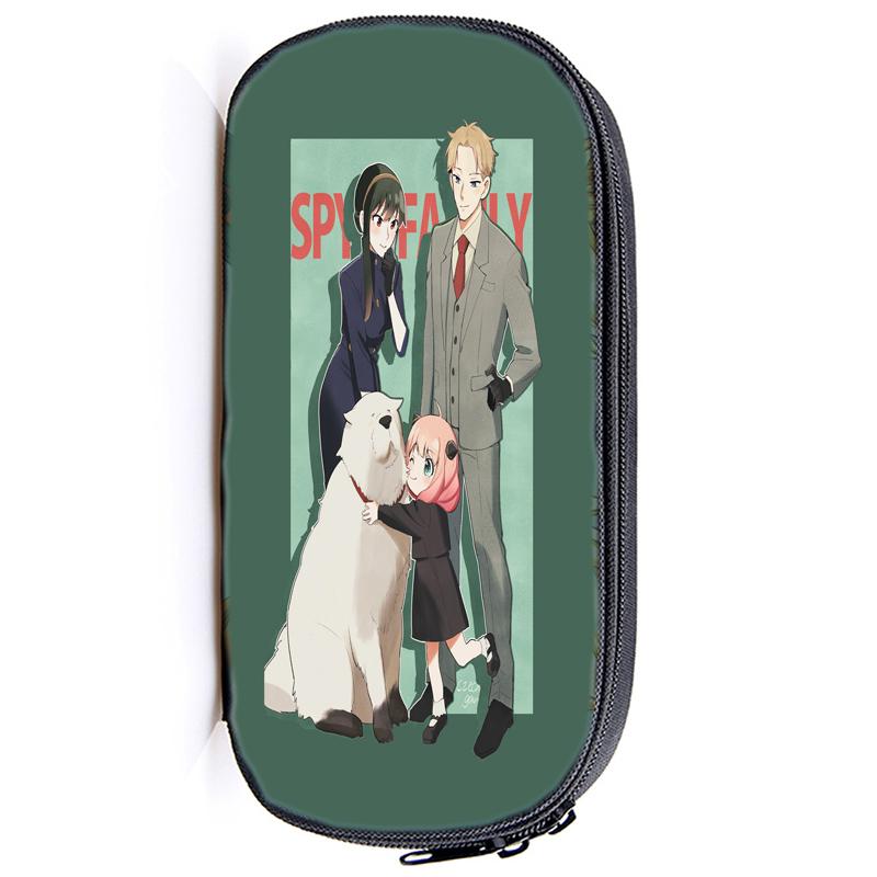 Spy X Family Pencil Case Anya Forger Multifunction Pencil Pouch School Supplies Pen Case Stationery Pencilcase